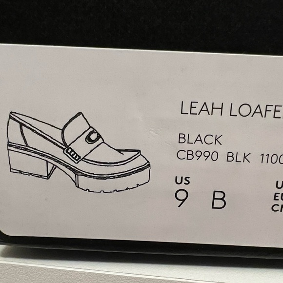 🦋Coach Black Leah Loafers 👞 - Picture 11 of 11